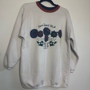 Vintage‎ Paris Sport Club Crewneck Sweater